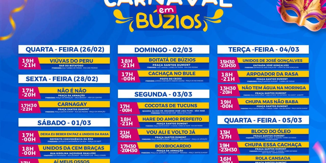 Carnaval em Búzios: Energia na Medida Certa!